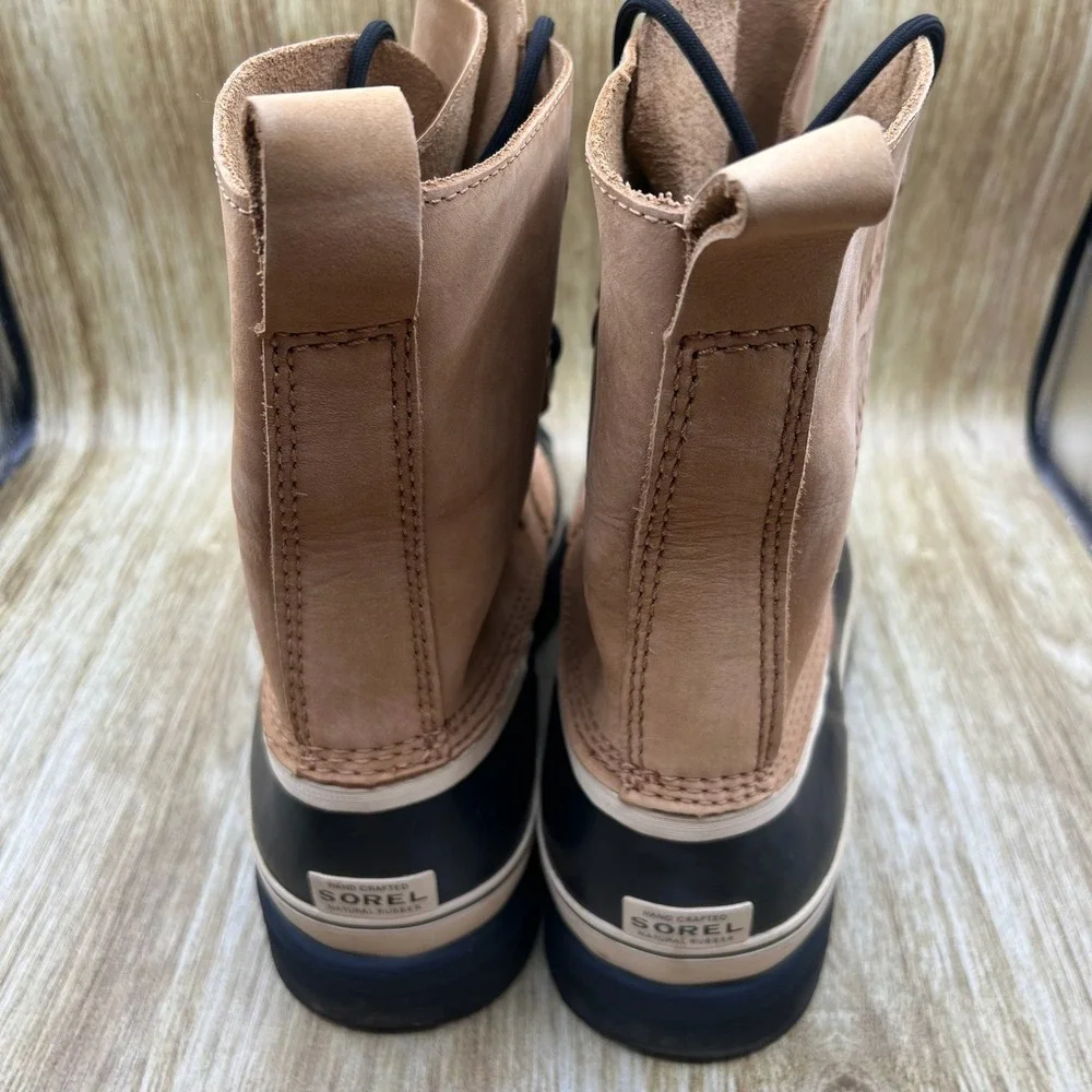 Sorel Caribou Snow Boots Men's Size 12 Brown Waterproof Insulated NM1000-281
